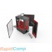 Корпус PHANTEKS Eclipse P300 Tempered Glass, Black-Red, RGB LED иллюминация, цельнометалический, Mid-Tower